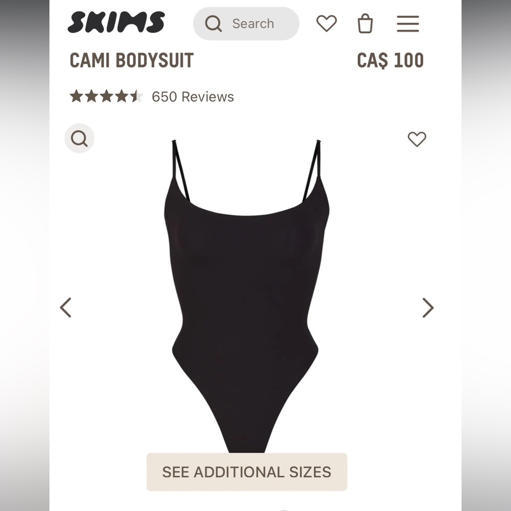 Skims bodysuit  (2/120 bundle)